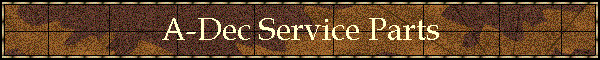 A-Dec Service Parts